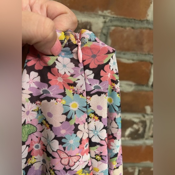 Dollskill sugar thrillz floral and butterfly ruched mesh skirt size XS - Picture 10 of 10